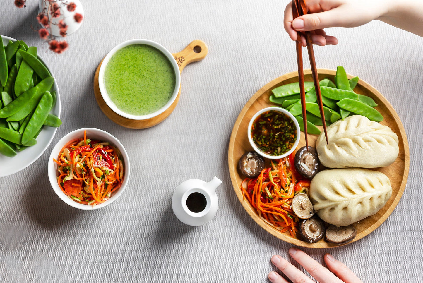 Wilmax Porzellanschale 300 ml, Weiß, 4er Set, Ø11 cm WL-992564/A4