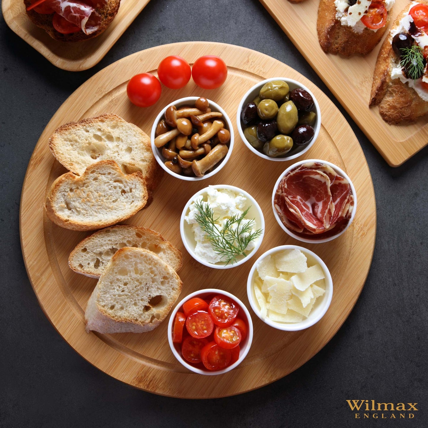 Wilmax Bamboe Serveerplank 30,5 cm Natuur WL-771090/A