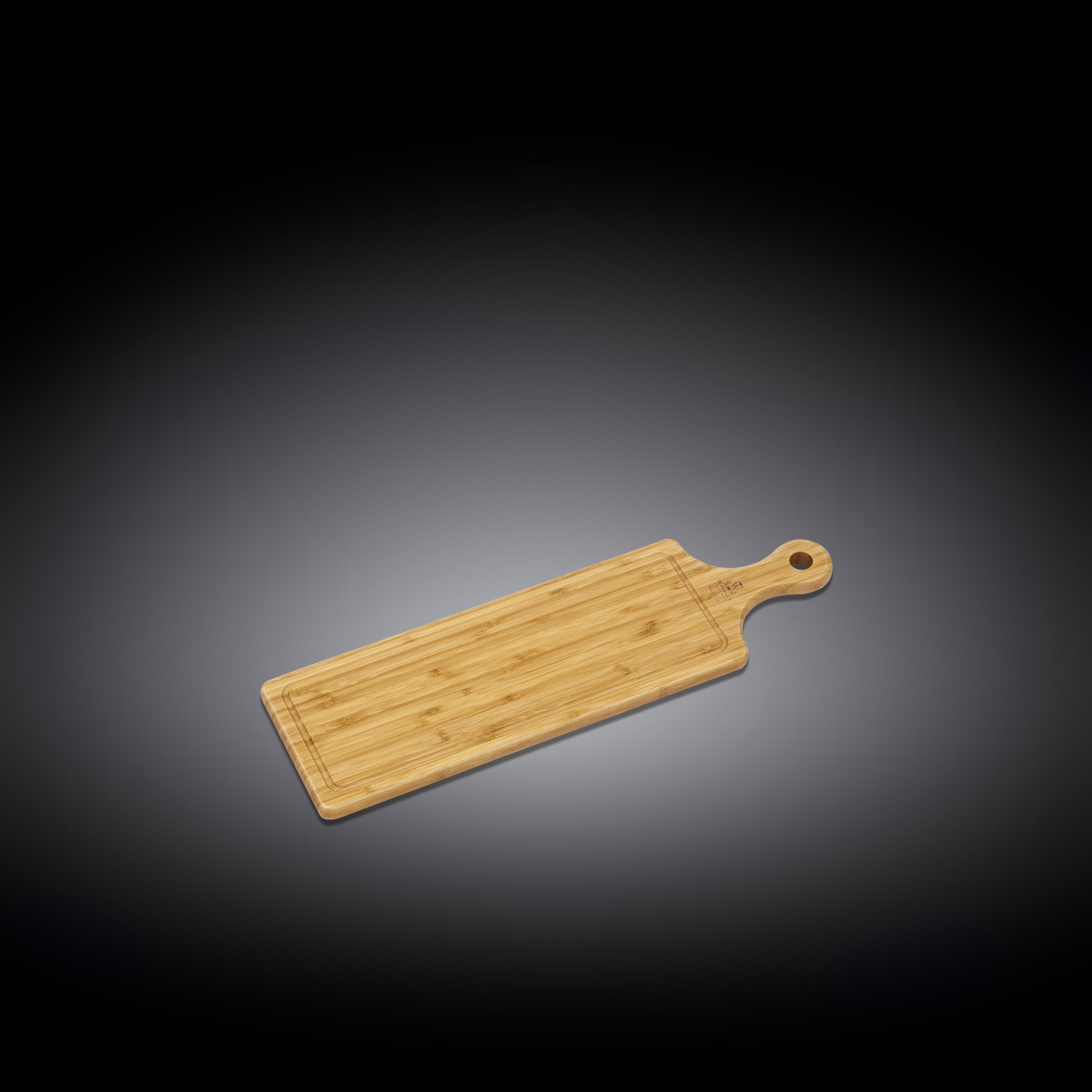 Wilmax Bamboe Serveerplank met handvat 50x15 cm Naturel