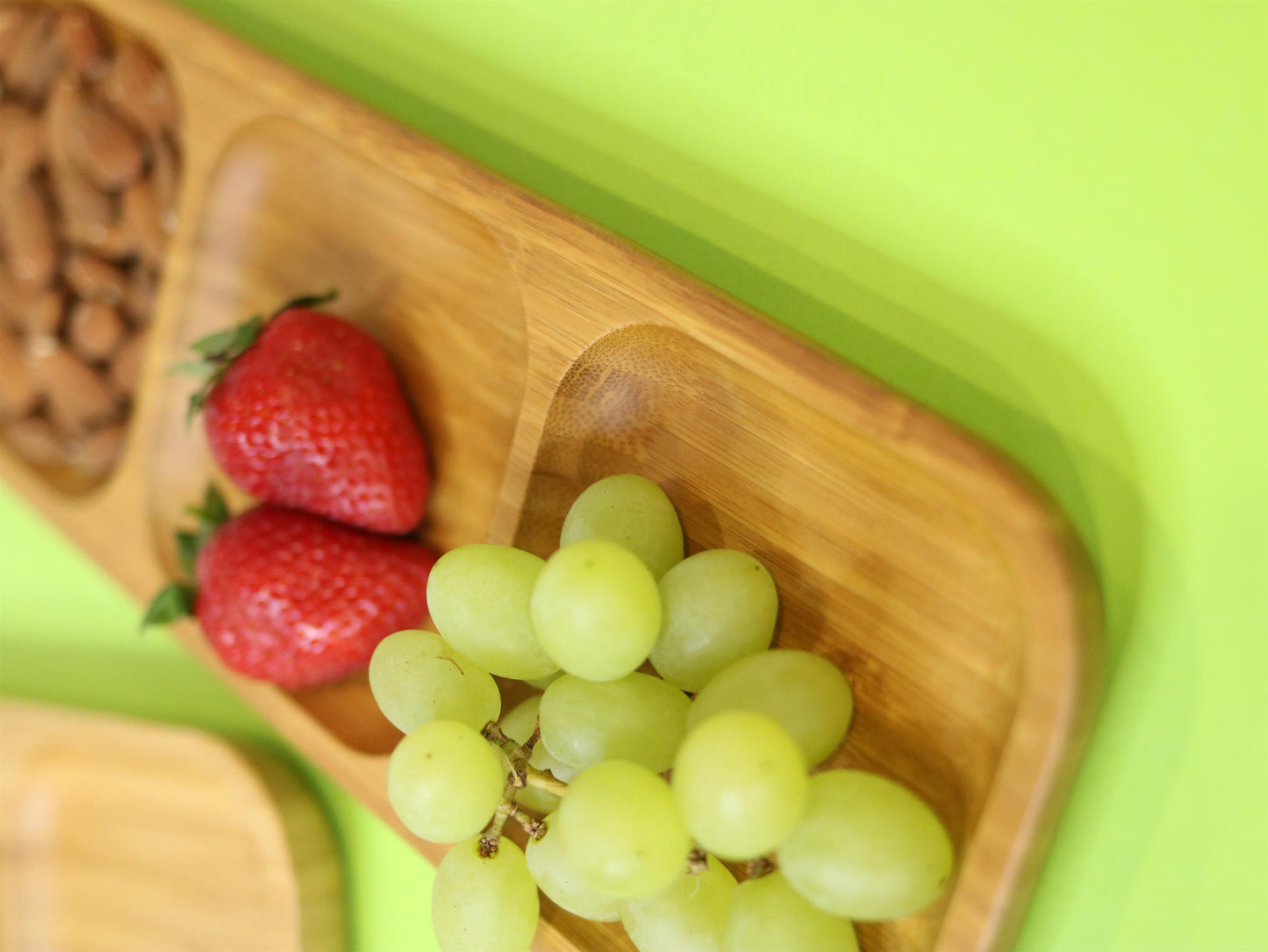 Wilmax Bambus Servierplatte mit Fächern, 43 x 11,5 cm – WL-771225/A