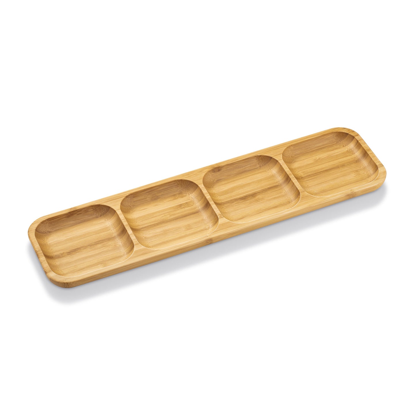 Wilmax Bamboe Serveerplank 3 Vakken 43x11,5 Natuur WL-771225/A