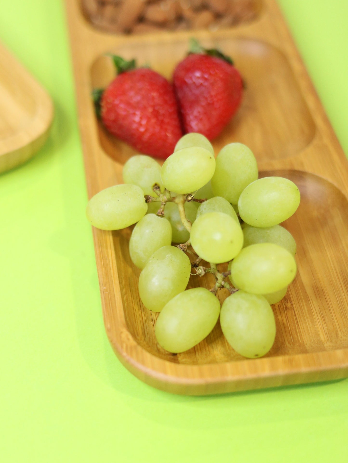 Wilmax Bambus Servierplatte mit Fächern, 43 x 11,5 cm – WL-771225/A