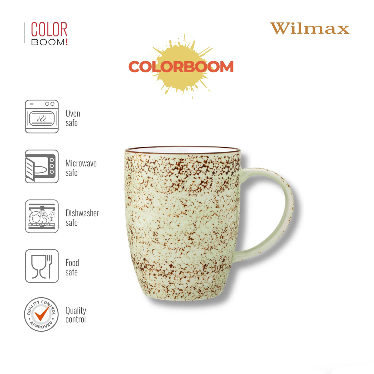 Wilmax England Mok 460 ml Pistache Porselein