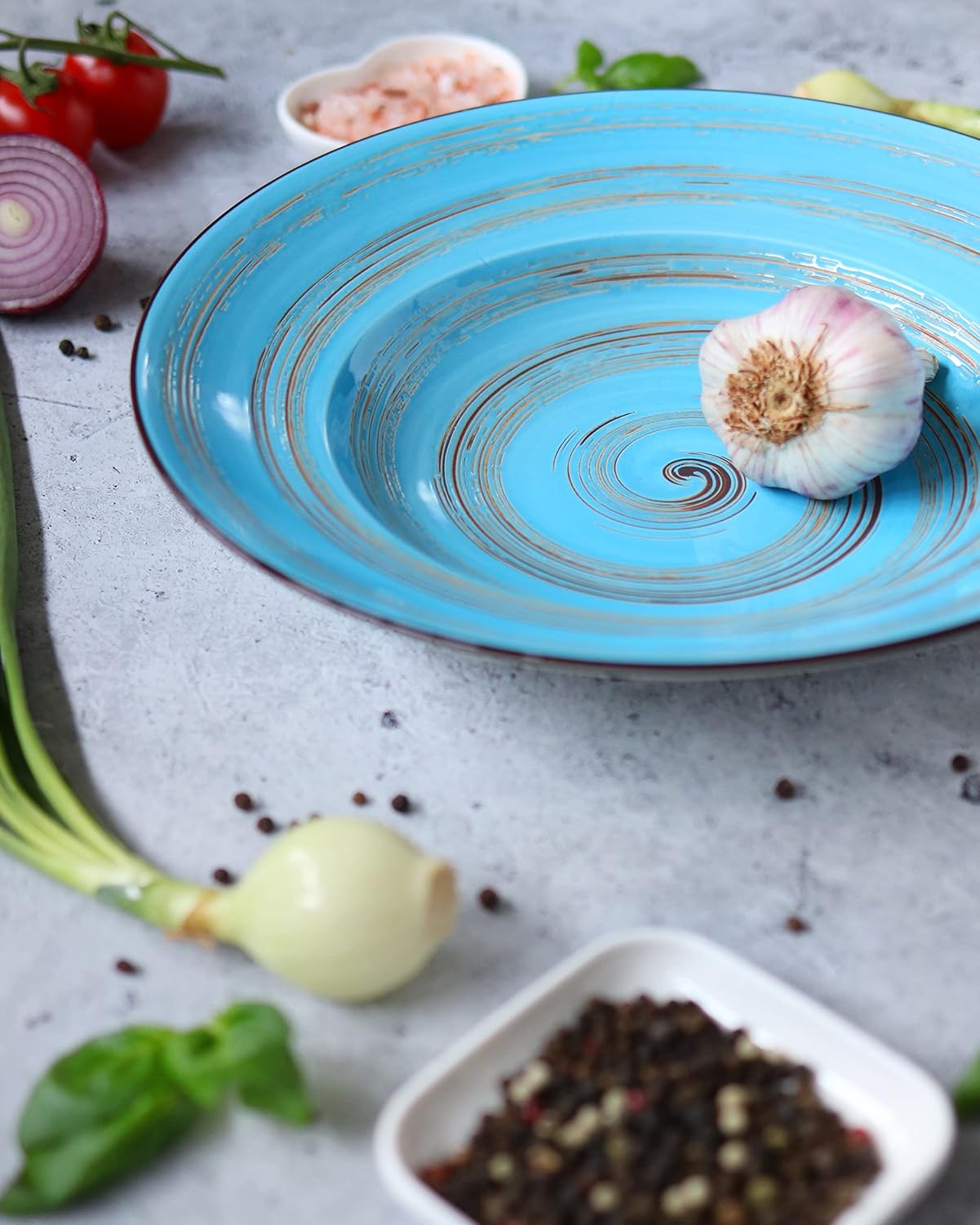 Wilmax Tiefer Teller, 25,5 cm, 350 ml, 2er Set, WL-669627/A2