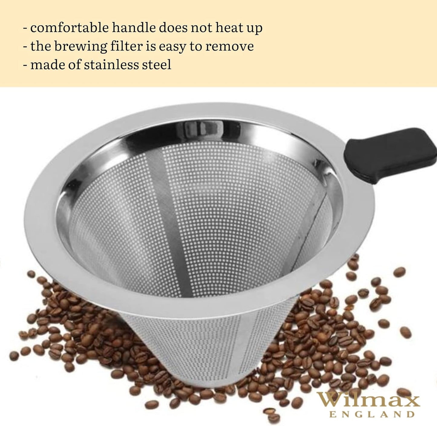 Wilmax Koffiekaraf 500 ml Glas Transparant WL-888852/A