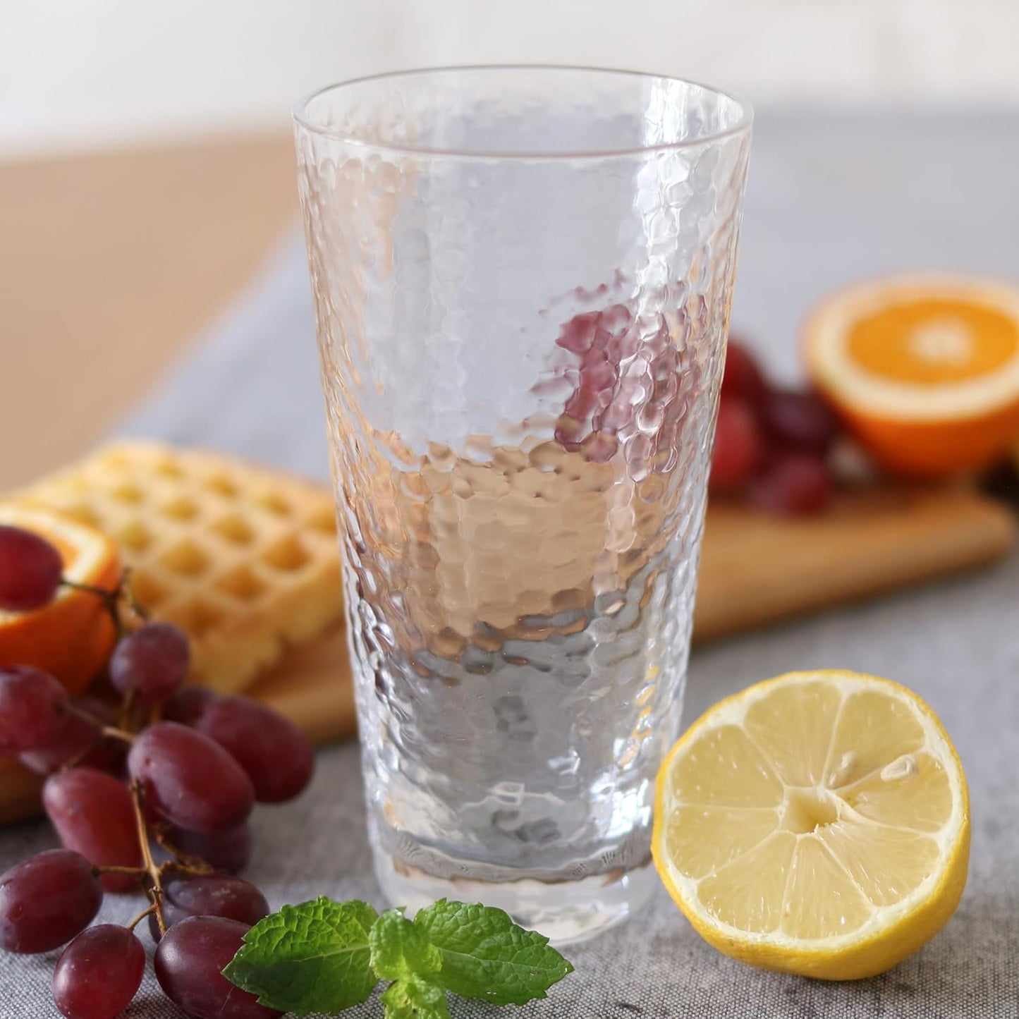 Wilmax Hammered Glass 450 ml Set of 6 WL-888630/A6