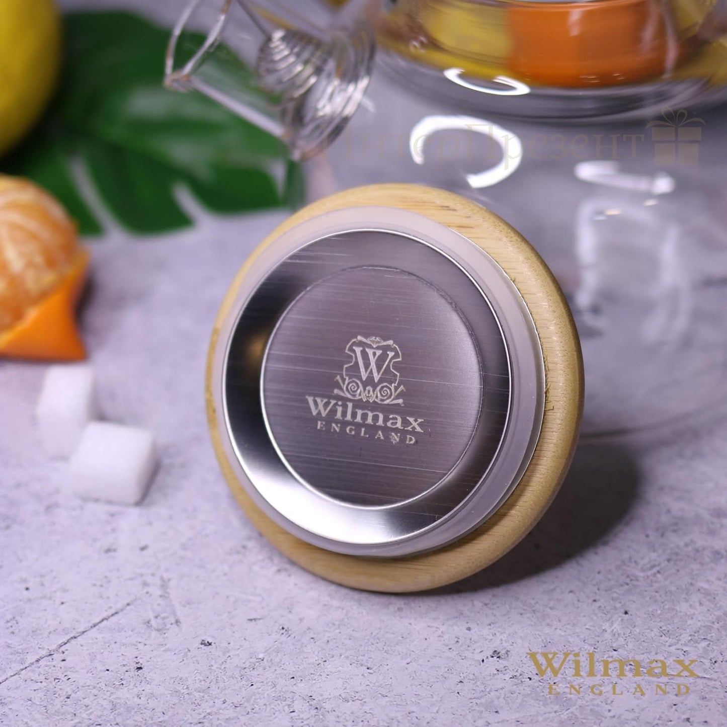 Wilmax Teekannen- & Tassen-Set, 6 Tassen & 1 Teekanne, WL-888811/A-888607/A6