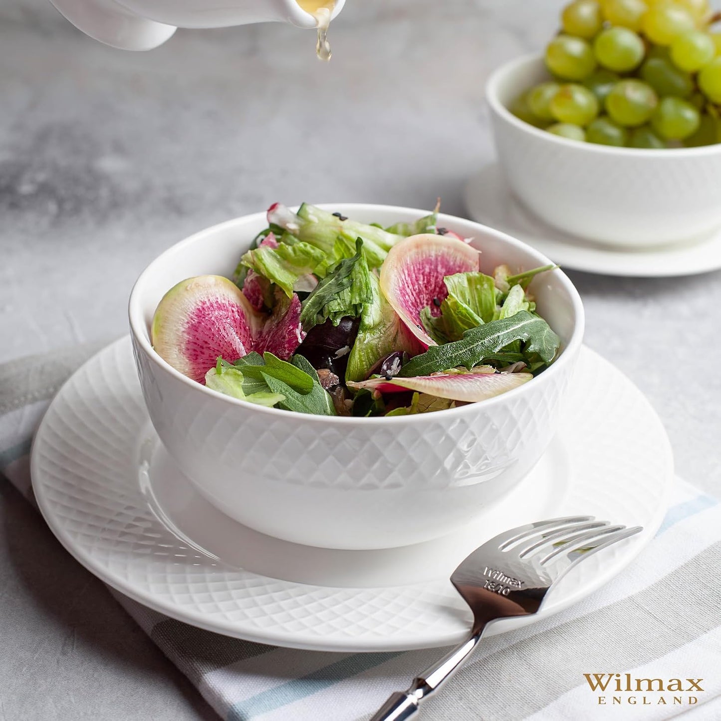 Wilmax England Schaal 930 ml 16 cm Wit Porselein
