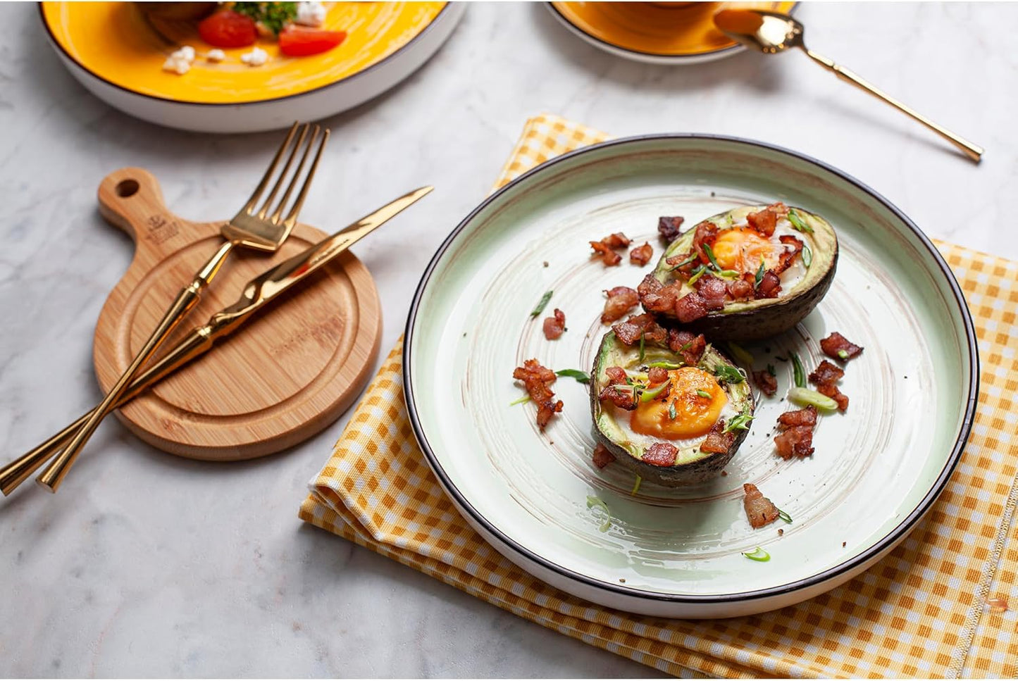 Wilmax Teller, 23 cm, Pistaziengrün, Porzellan, WL-669119/A