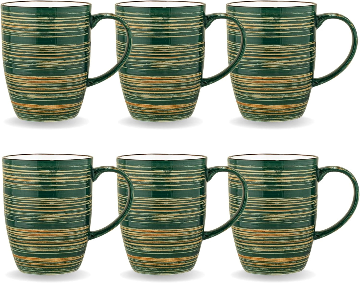 Wilmax Mug Set 6-teilig 460 ml Grün WL-669537/A6