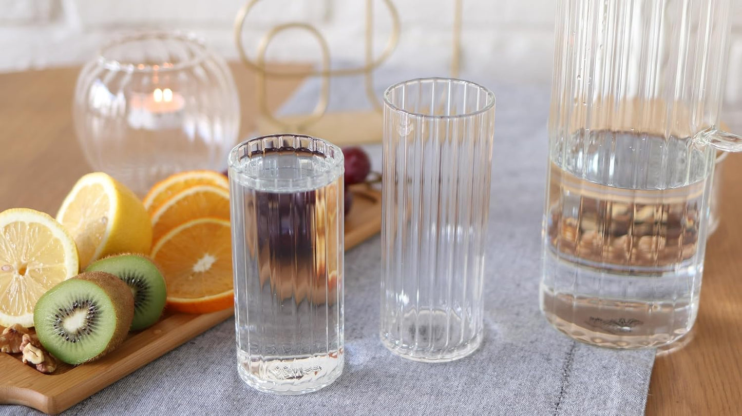 Wilmax Gläser- & Karaffen-Set, 6 Gläser & 1 Karaffe, WL-888220/A-888626/A6