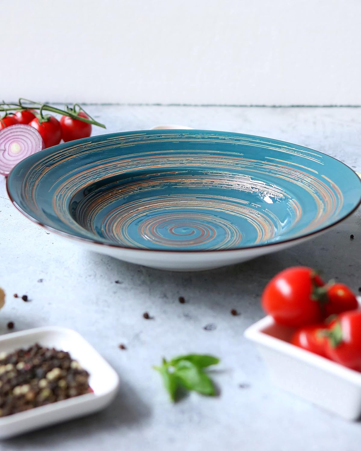 Wilmax Tiefer Teller, 25,5 cm, 350 ml, 2er Set, WL-669527/A2