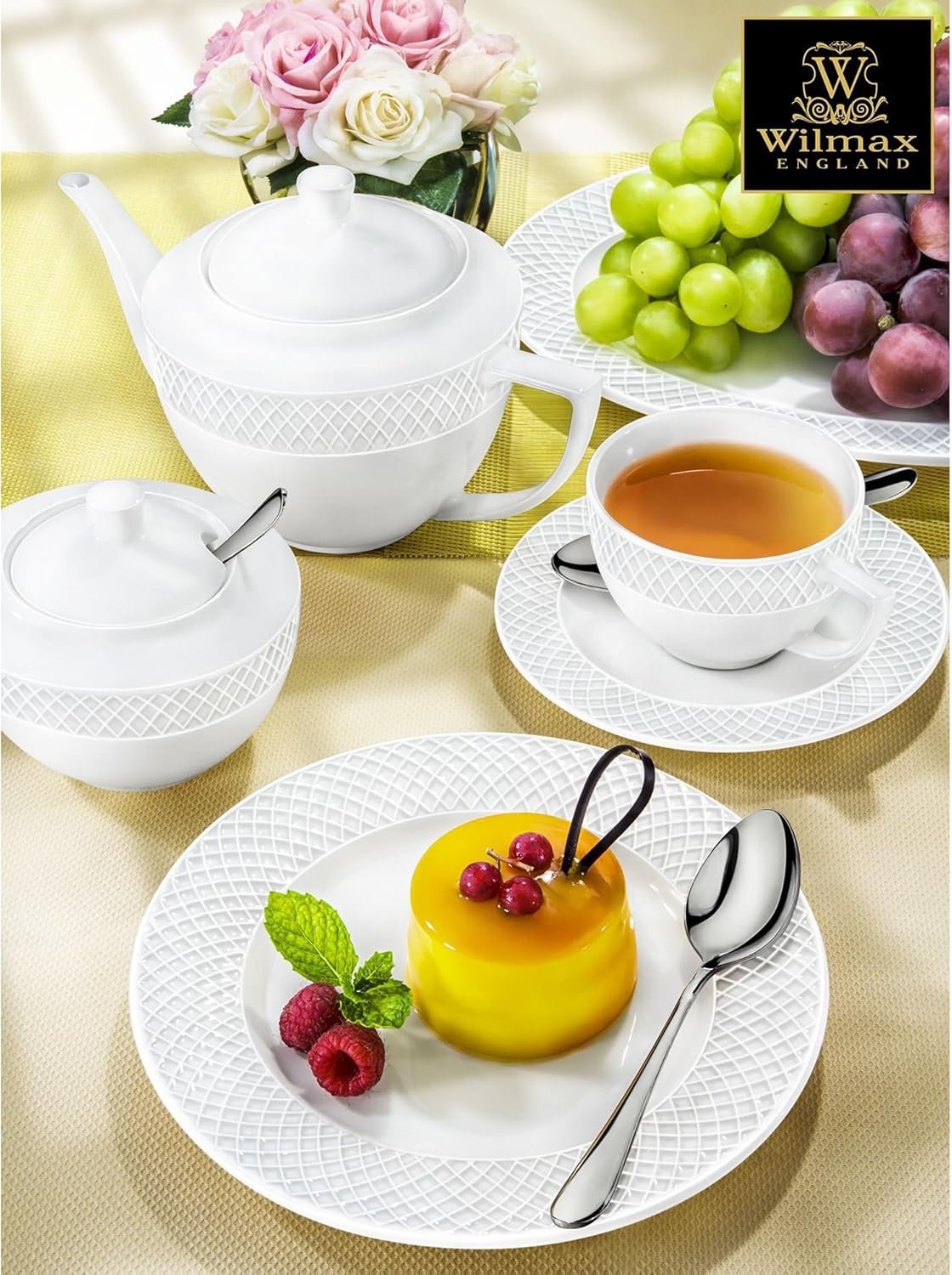 Wilmax Cup and Saucer 90 White Porcelain WL-880101400/AB