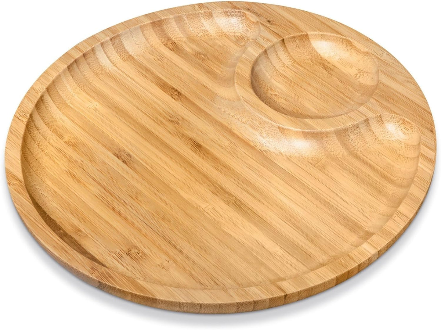 Wilmax 2-teilige Servierplatte, 30,5 cm, Bambus, WL-771044/A