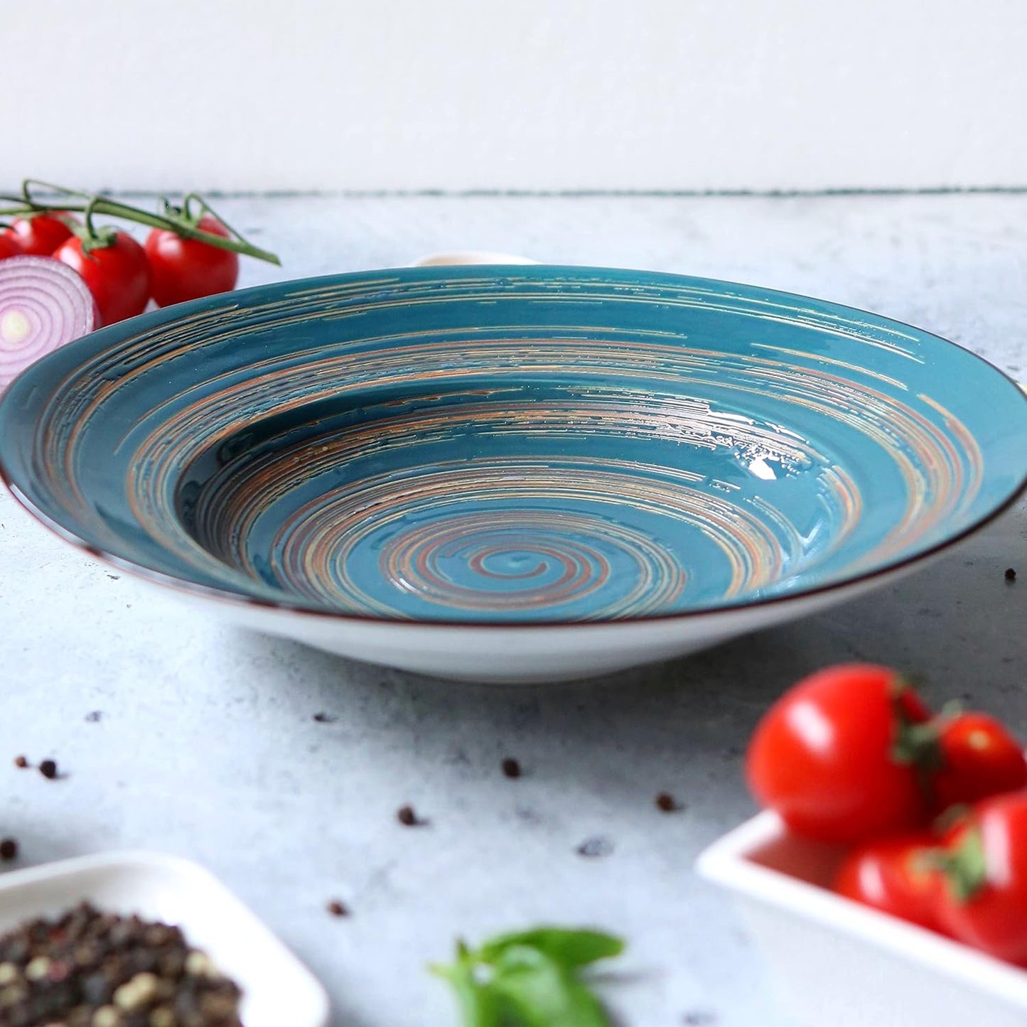 Wilmax Tiefer Teller, 25,5 cm, 350 ml, 2er Set, WL-669527/A