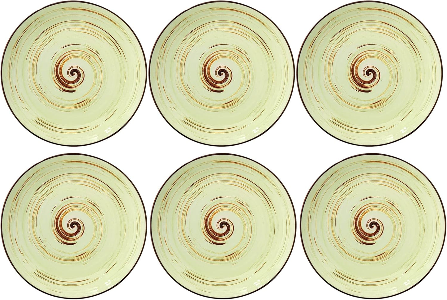 Wilmax England Porseleinen Borden 20 cm Pistache 6 stuks