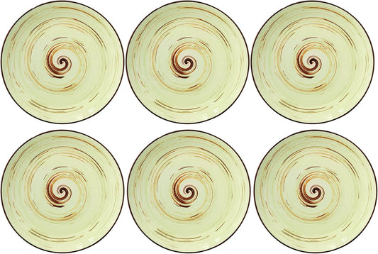 Wilmax England Porseleinen Borden 20 cm Pistache 6 stuks