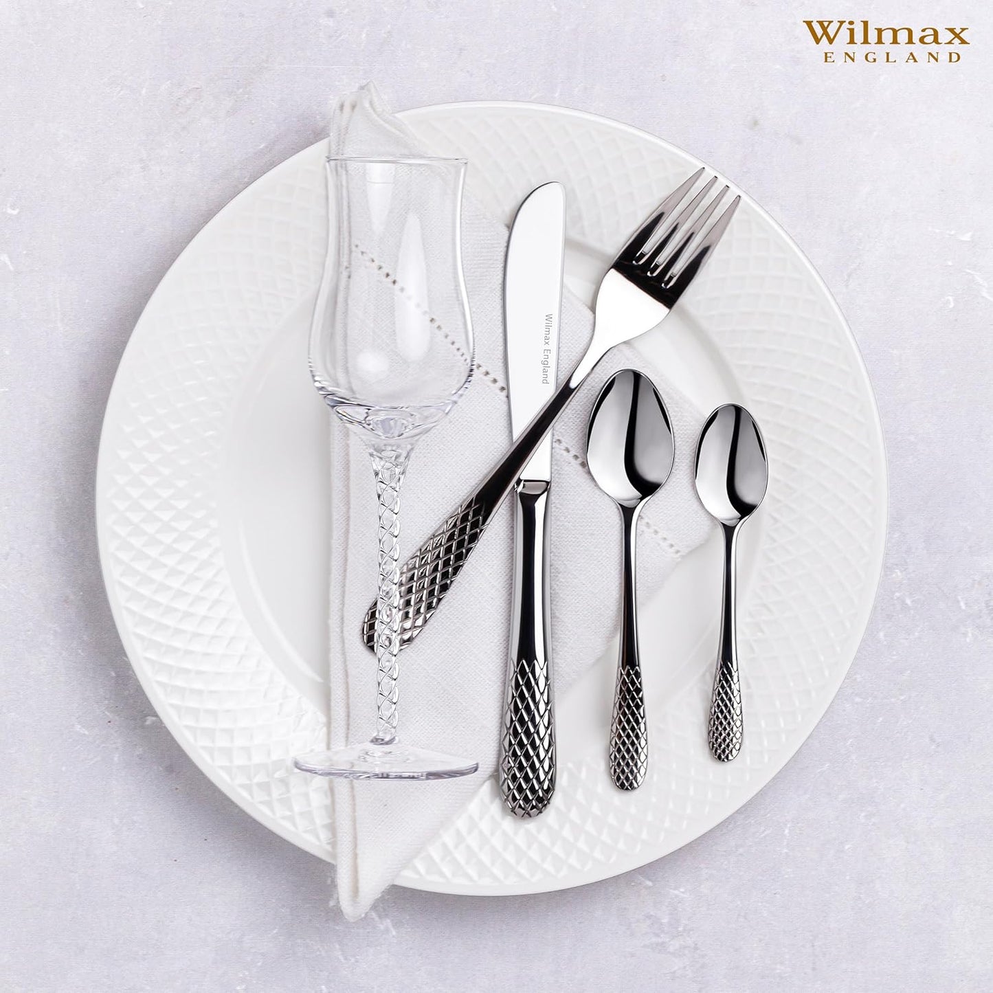 Wilmax England Dessertmes 20.5cm RVS