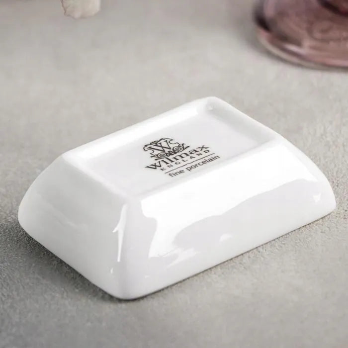 Wilmax England Sausschaal Porselein Wit 8x6cm