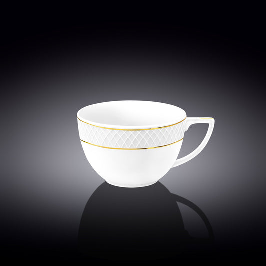 Wilmax Jumbo-Becher mit Goldlinien, 500 ml, WL-880102409/A