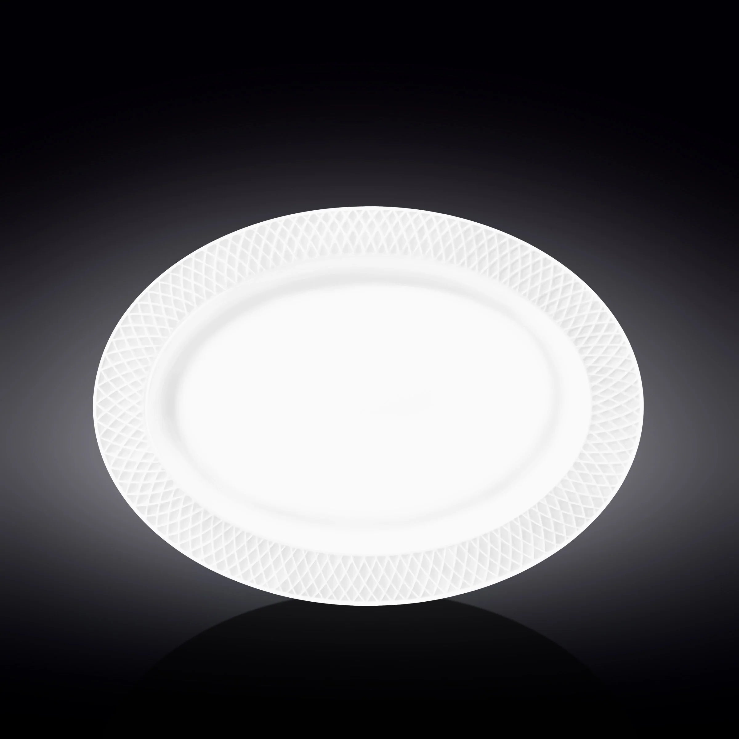 Wilmax Ovaler Servierteller 35 x 25 cm Porzellan WL-880103/A