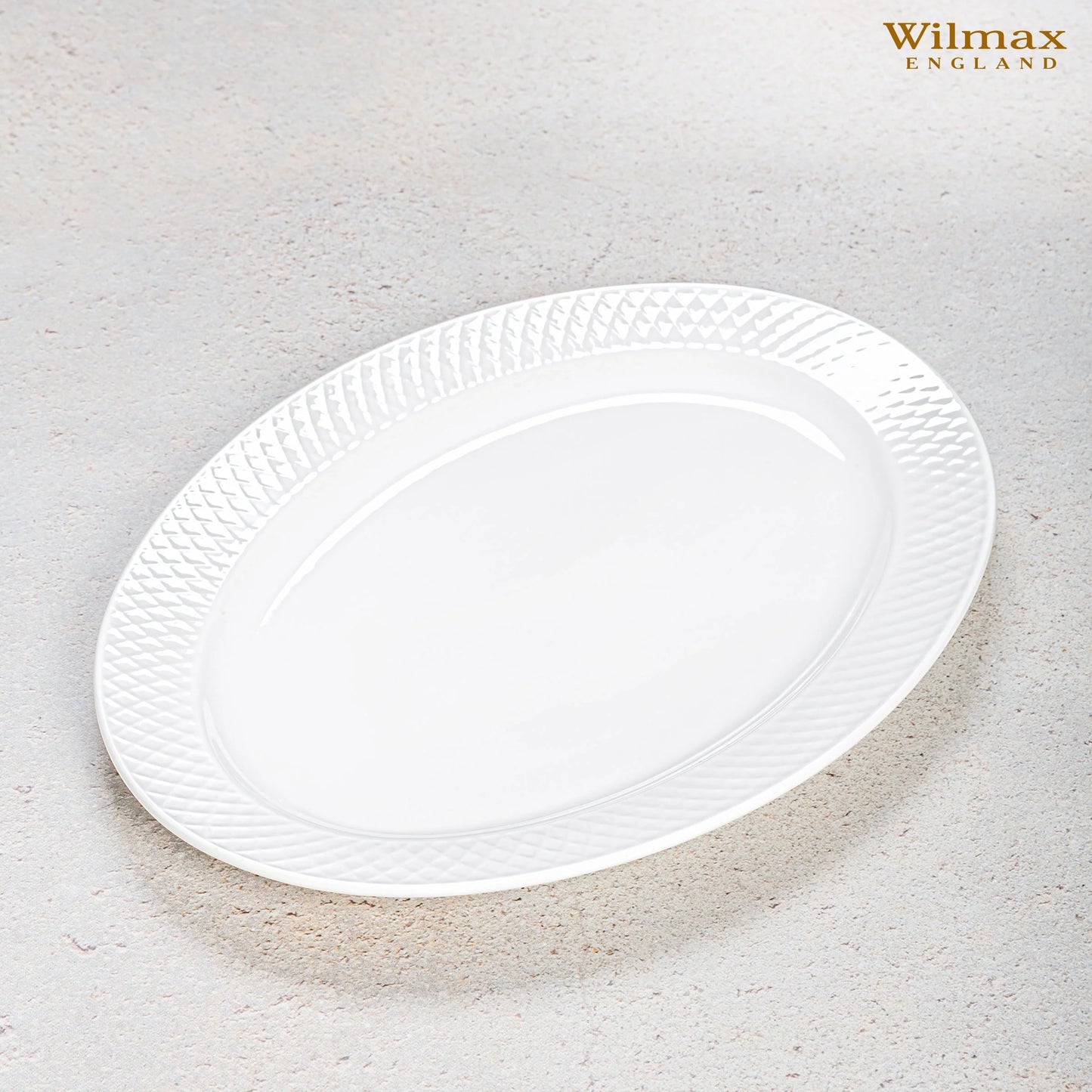 Wilmax Serveerschaal ovaal 35x25 cm Wit Porselein
