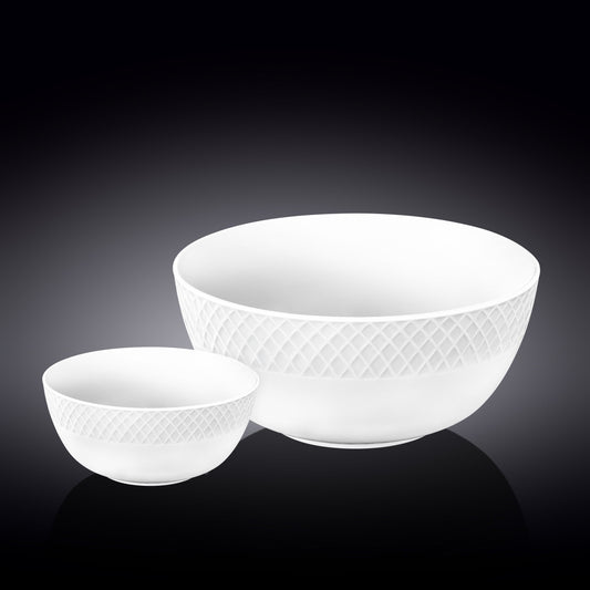 Wilmax Schalen Set 7-delig Wit Porselein WL-880104/7C