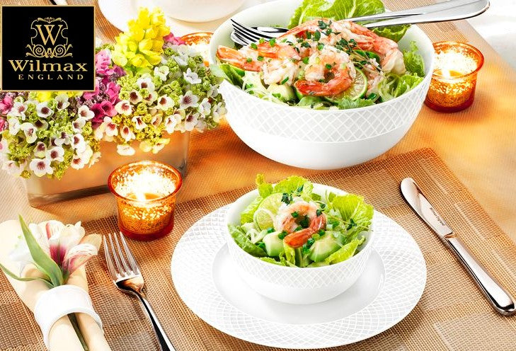 Wilmax England Wit Porselein Schaal 20cm 1850ml 880101370/A