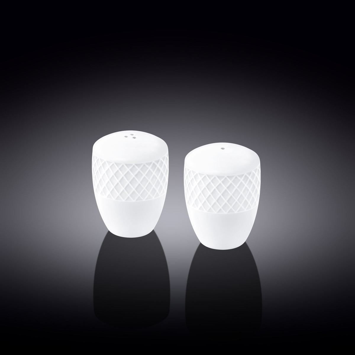 Wilmax Zout- & Peper Set Wit Porselein