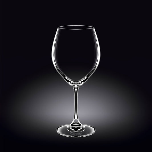 Wilmax Wijnglas 620 ml Kristalglas Transparant 6-delige set