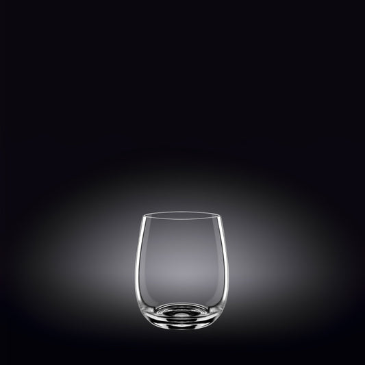 Wilmax Whiskyglas 370 ml Kristalglas Transparant 6-delige set WL-888021/6A