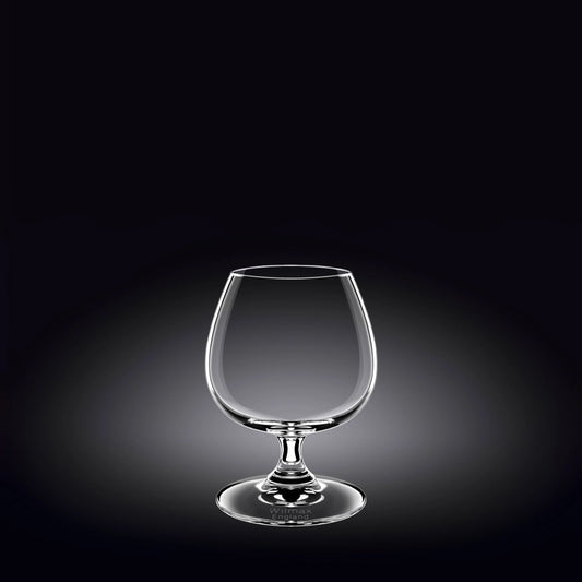 Wilmax Cognacglas Set 6 Stück aus Kristall 410 ml WL-888025/6A