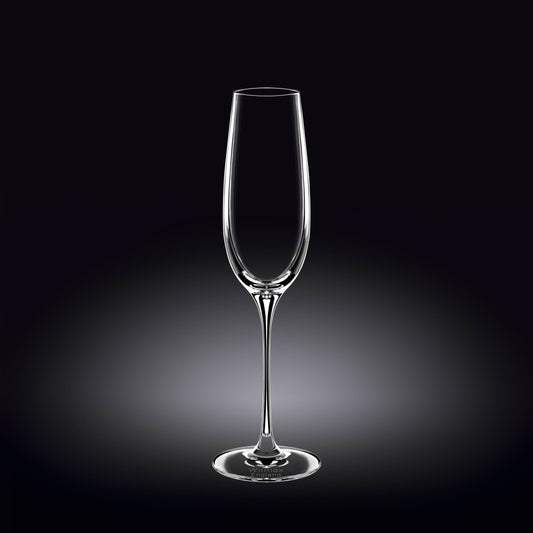 Wilmax Champagnerflöten Set 2-teilig, 260 ml, Kristallin WL-888048/2C