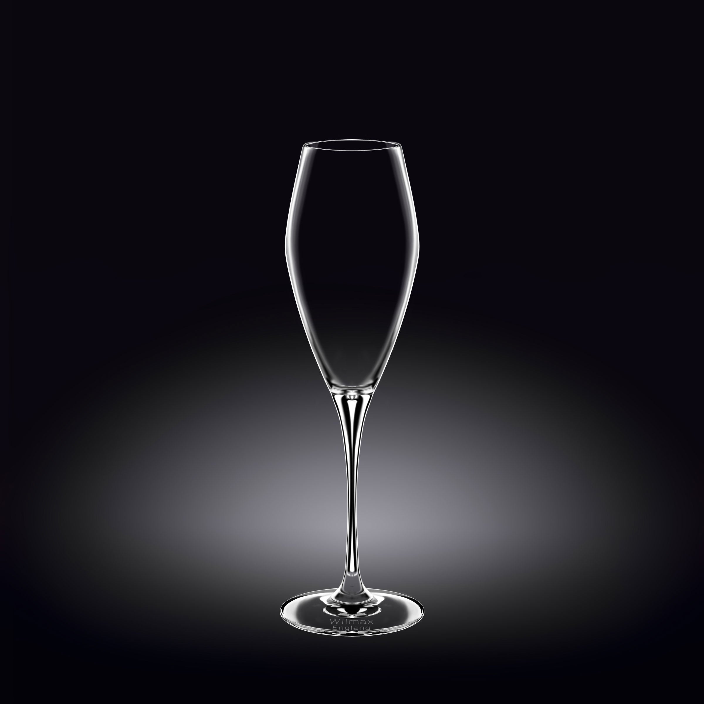 Wilmax Champagne flutes 2-part, 290 ml, elegant Kristallglas – WL-888050/2C
