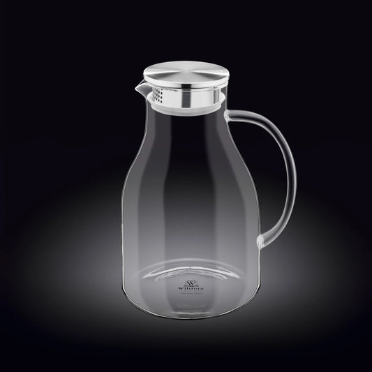 Wilmax Karaf 2500 ml Thermoglas RVS Deksel WL-888211/A