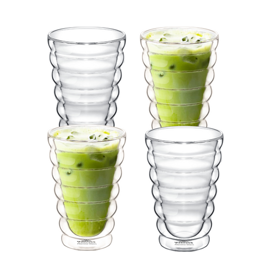 Wilmax Bubble Thermoglas, 250 ml, 4er Set, WL-888416/A4