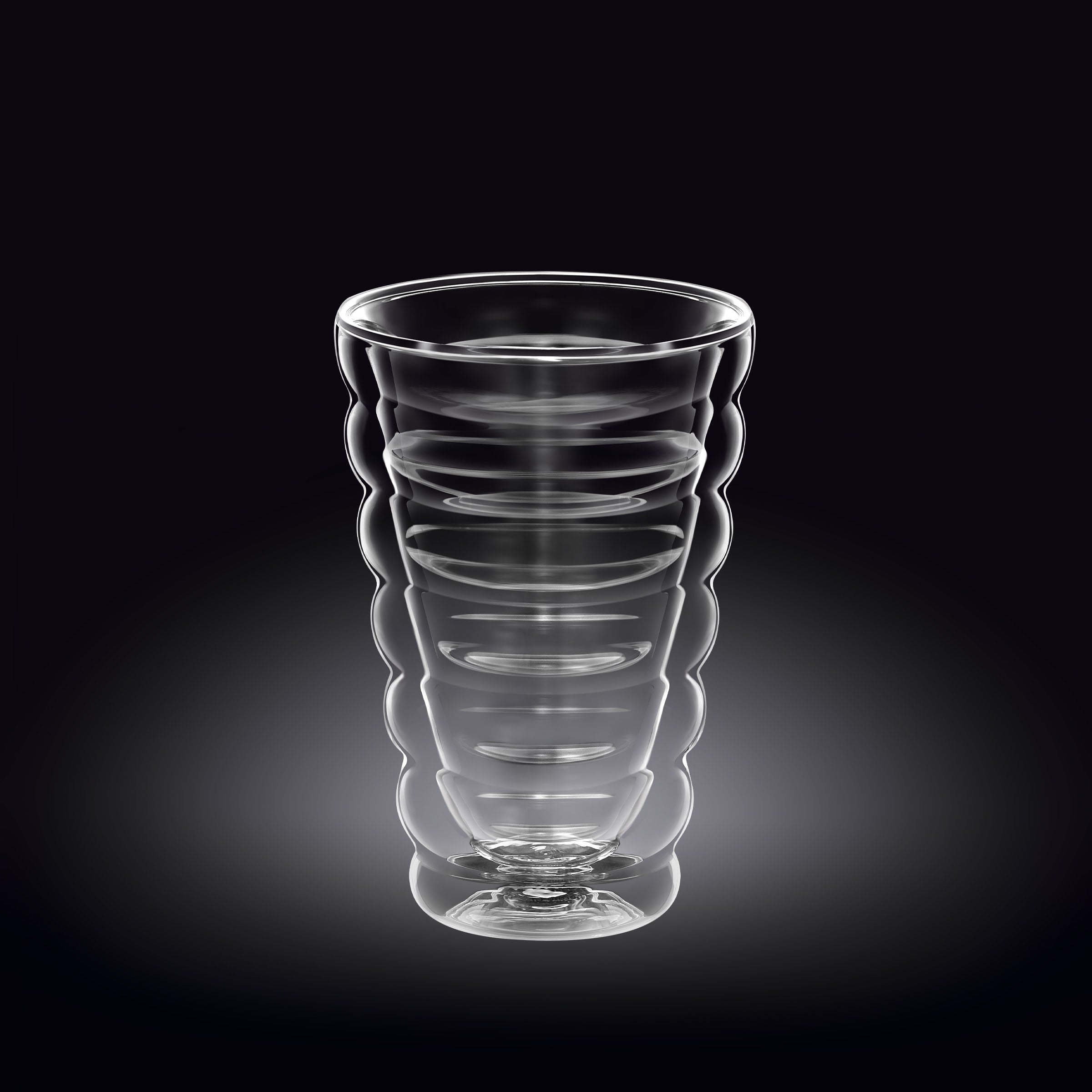 Wilmax Dubbelwandige Thermoglas Beker 350ml Transparant