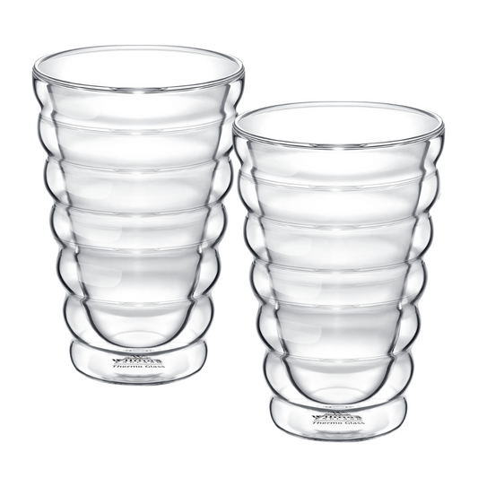 Wilmax Glas mit Doppelwand, 400 ml, 2er Set, WL-888418/A2