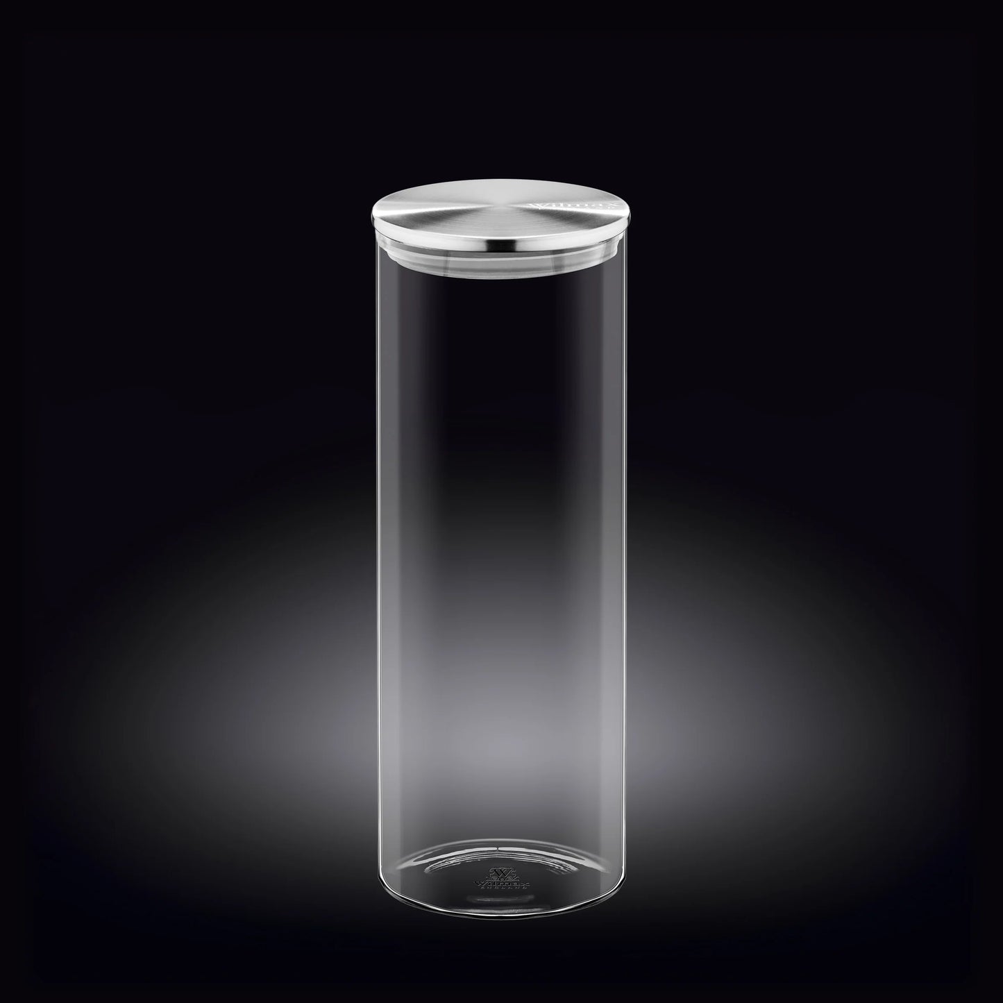 Wilmax Vorratsglas mit Metalldeckel Küche Aufbewahrungsglas 1800 ml WL-888519/A