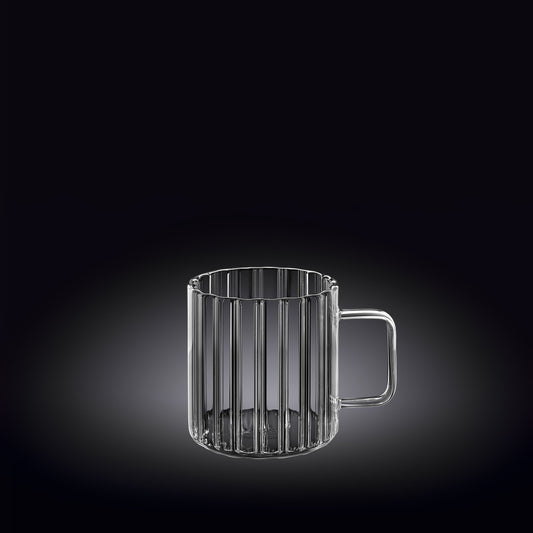 Wilmax Rillentasse, 150 ml, Thermoglas, WL-888613/A