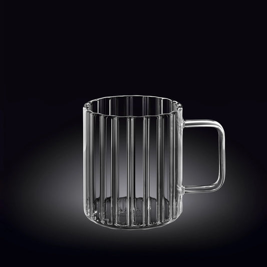 Wilmax Glazen beker 400 ml Borosilicaatglas Transparant