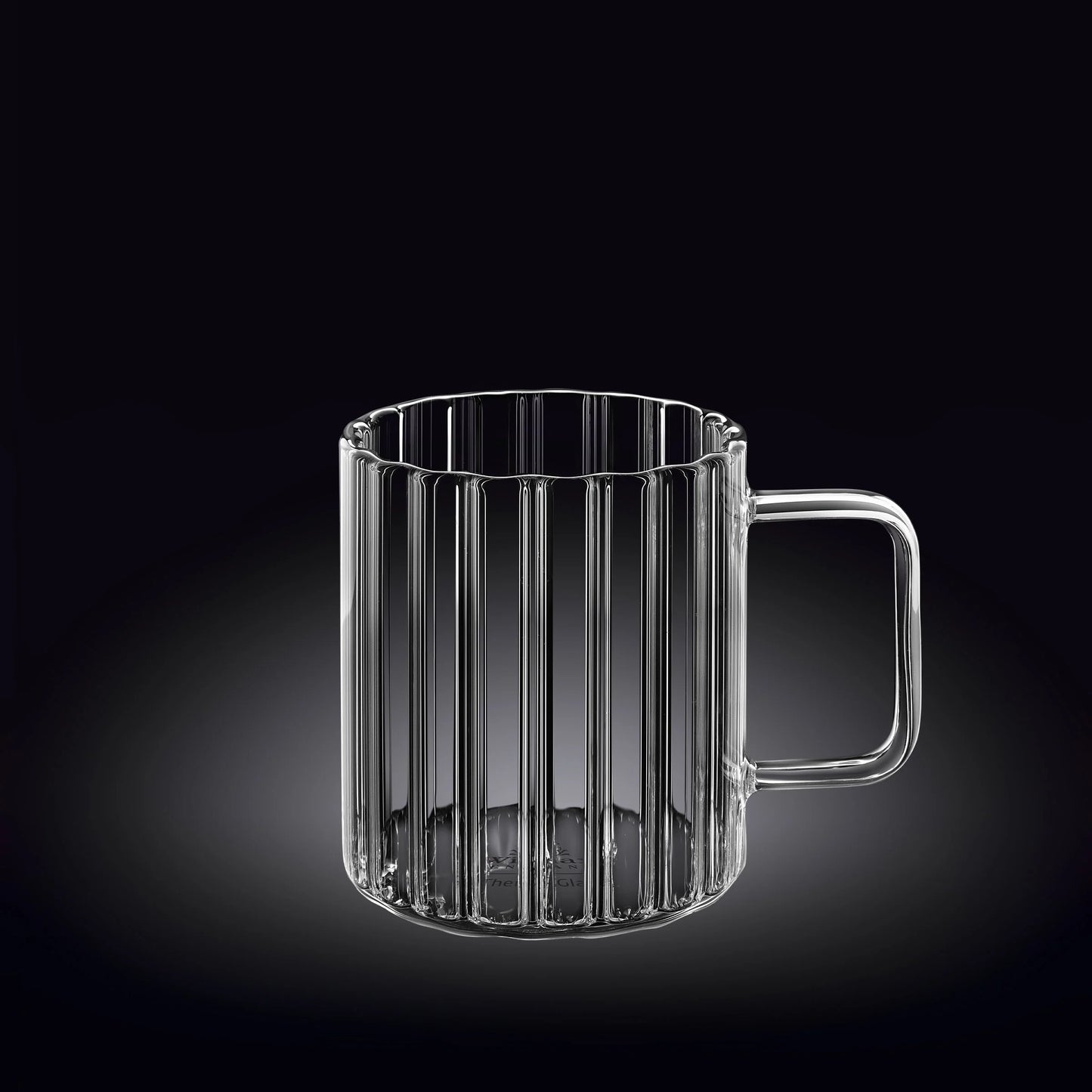 Wilmax Glazen beker 400 ml Borosilicaatglas Transparant