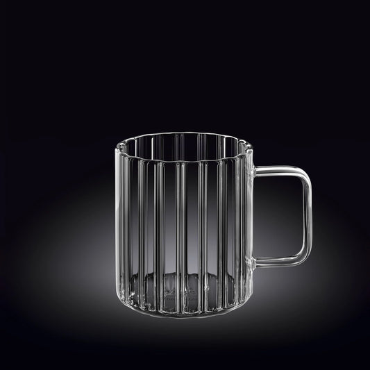 Wilmax Glass cup 400 ml Borosilicate glass Transparent