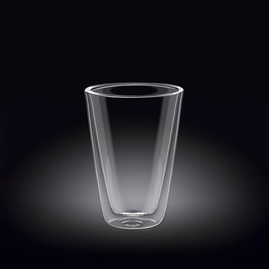 Wilmax Dubbelwandig Glas 200 ml Transparant WL-888704/A