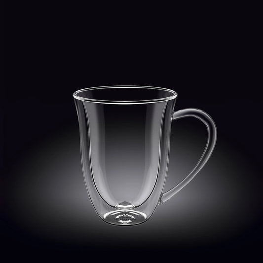 Wilmax Dubbelwandige Kop 250 ml Transparant WL-888725/A