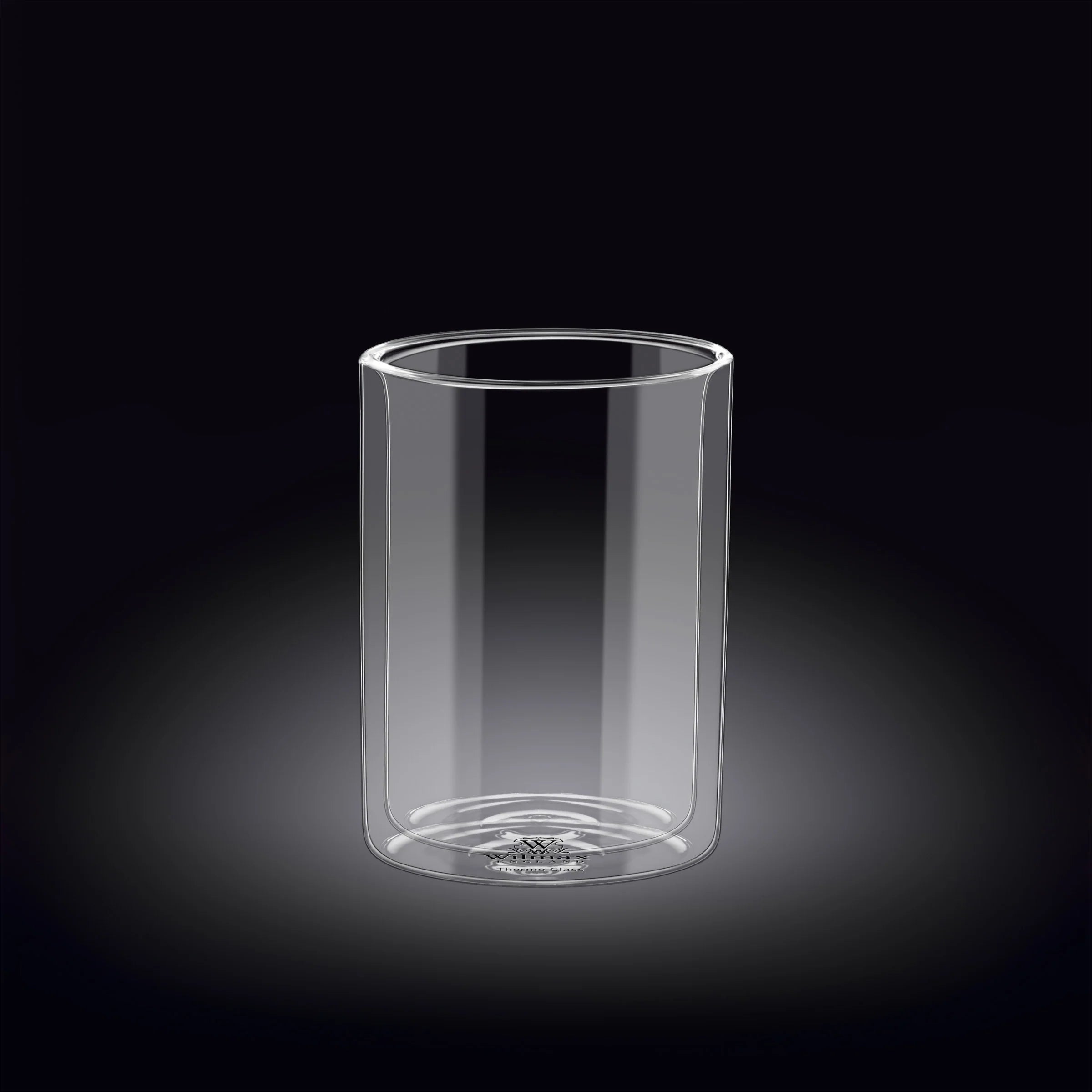 Wilmax Dubbelwandig Thermoglas 400 ml Transparant