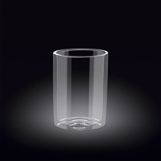 Wilmax Dubbelwandig Thermoglas 400 ml Transparant