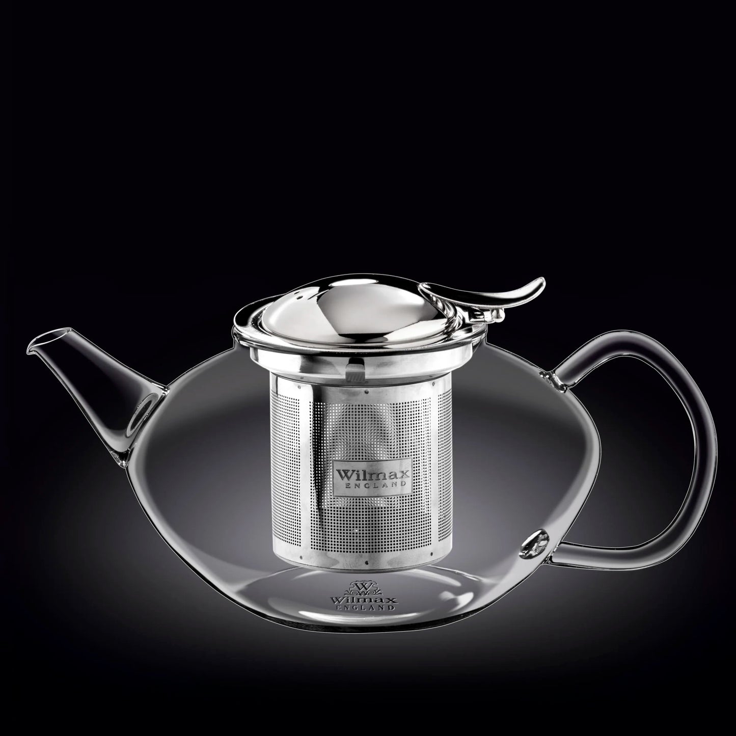 Wilmax Theepot 1550 ml Thermoglas RVS-filter WL-888806/A