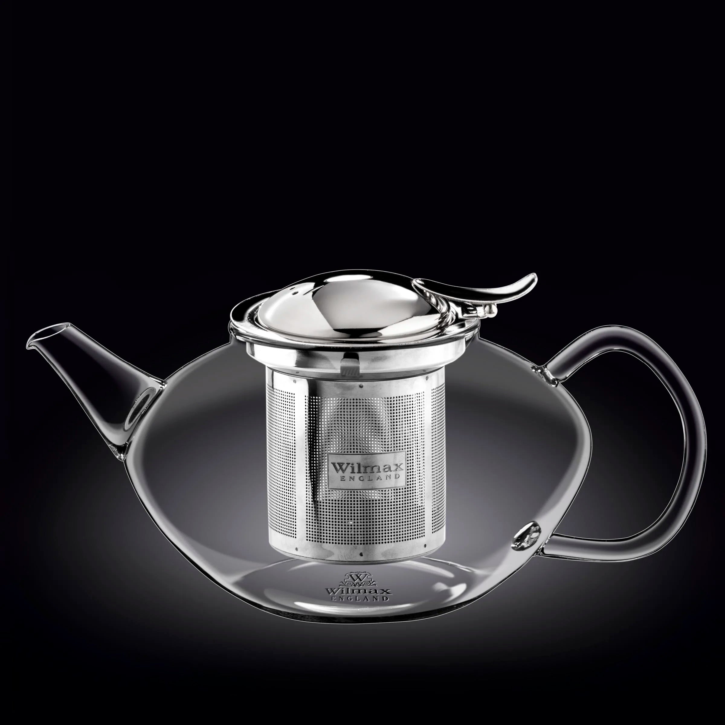 Wilmax Theepot 1550 ml Thermoglas RVS-filter WL-888806/A