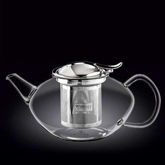 Wilmax Theepot 1550 ml Thermoglas RVS-filter WL-888806/A